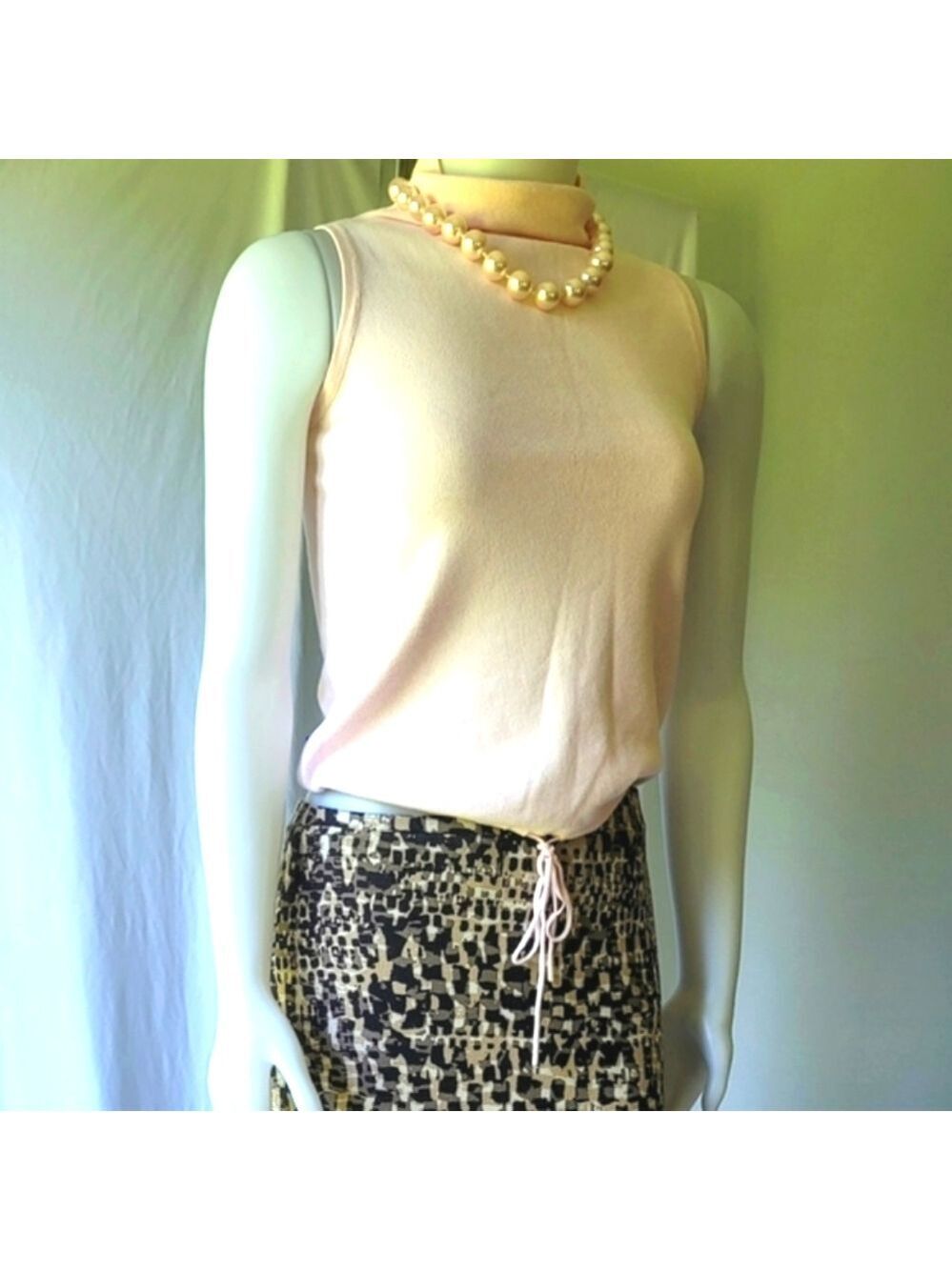 Giordano Quality Apparel Sleeveless Pink Cotton Top Size S